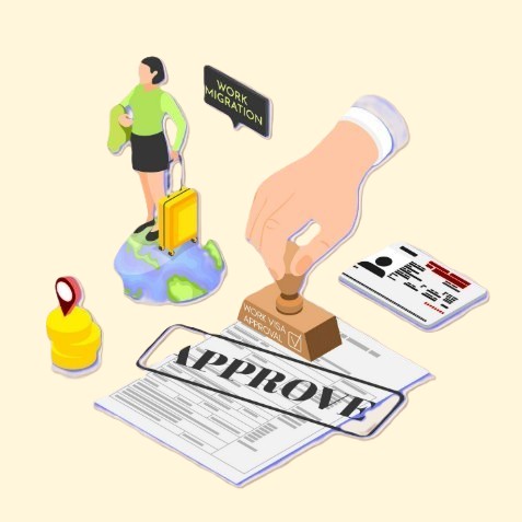 Gate Pass Illustration